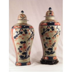 Pair of Oriental Ginger Jars